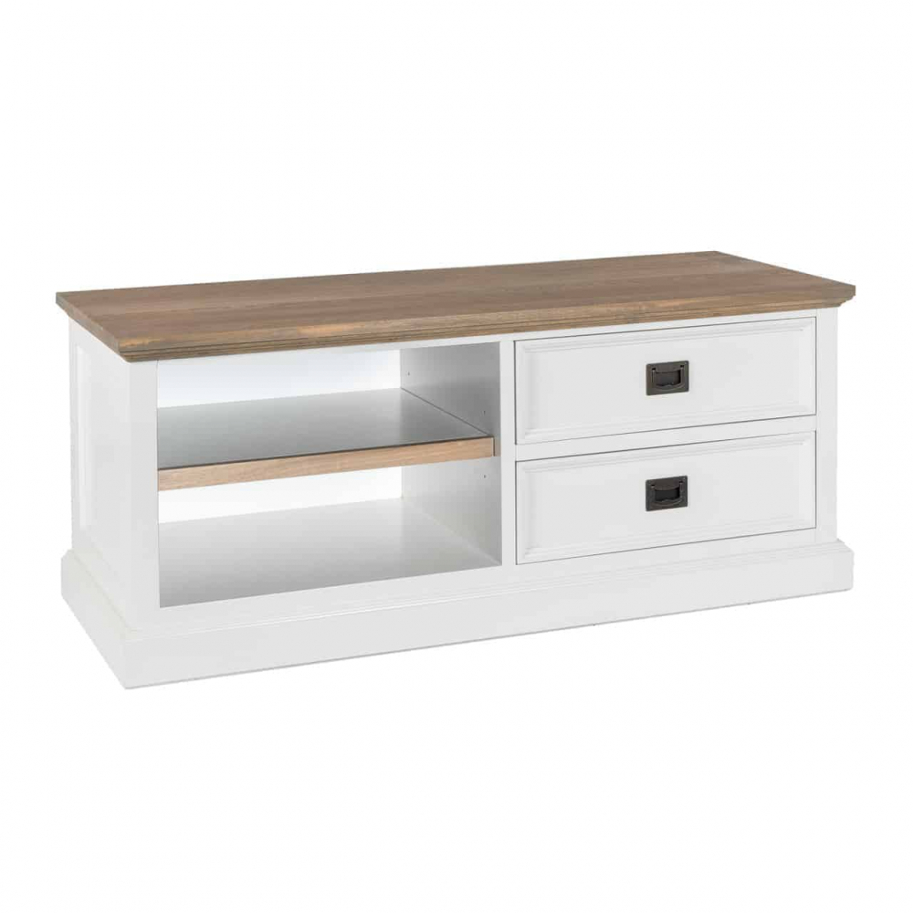 TV cabinet Cardiff 120 2 drawers (SNOW)
