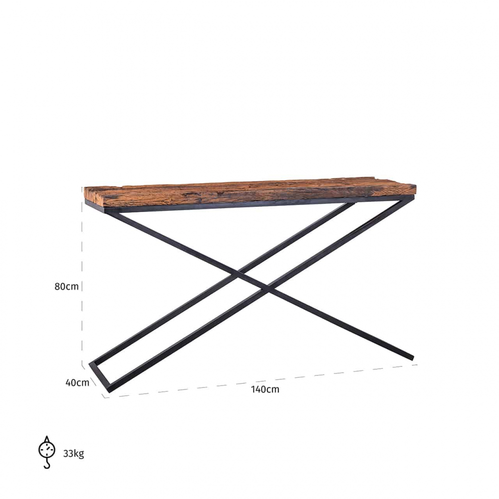 Wall table Industrial Kensington 140x40