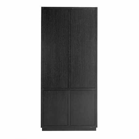 Closed cabinet Oakura 2x2 doors (Black)