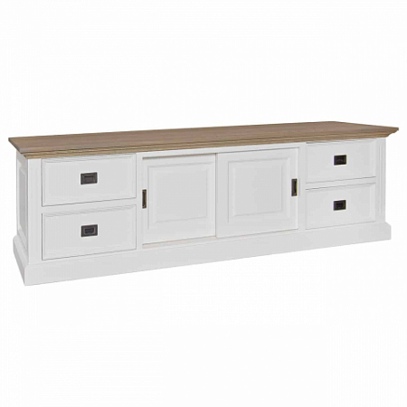 TV sideboard 2 Oakdalesliding-doors 2x2 drawers