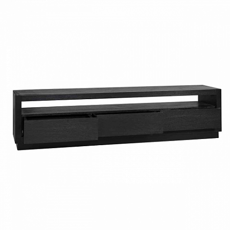 TV sideboard Oakura 3 drawers (Black)