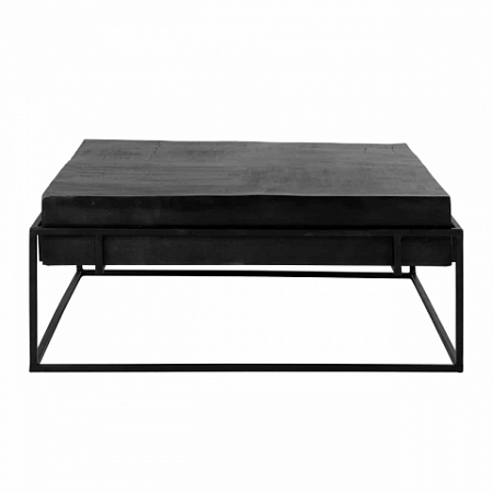 Coffee table Bolder aluminium black