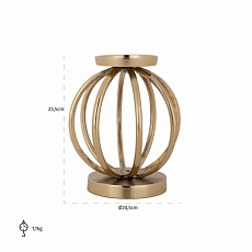 Candlestick Bray big (Champagne gold)