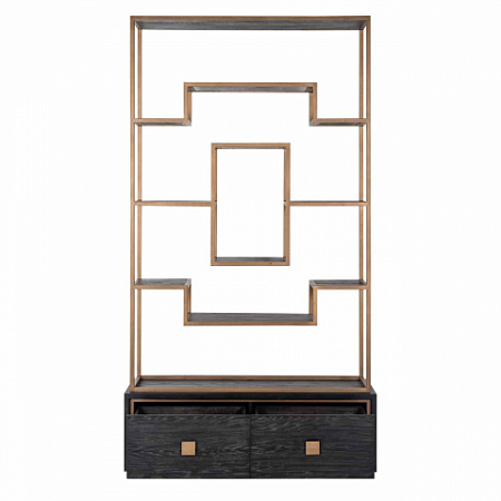 Wall Hunter cabinet 2 drawers (Gold)
