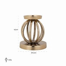 Candlestick Brandy small (Champagne gold)